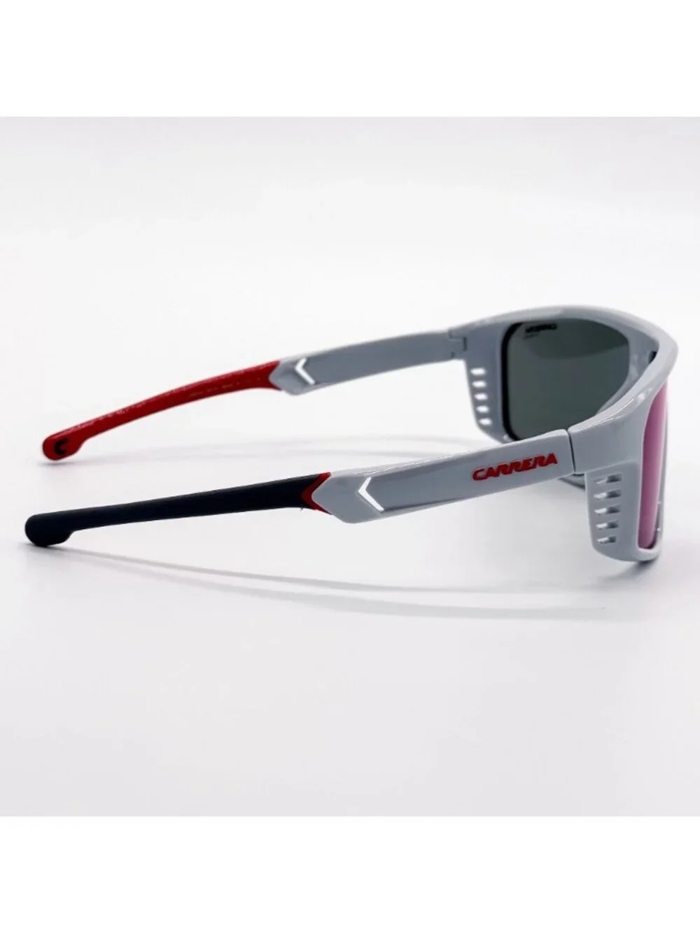 New CARRERA CARDUC 051/S 268/Z0 White Gray Shield Unisex Sunglasses